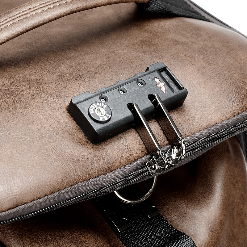 (Cross-border trading), universal backpack for traveling, retro school bag, capacious protective bag, anti-theft 3