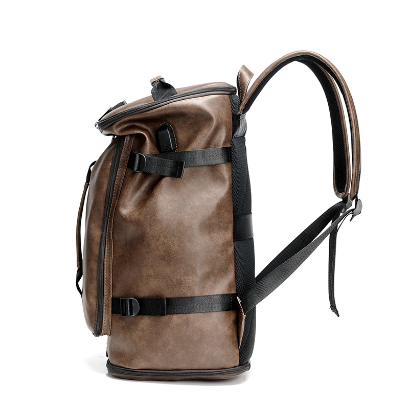 (Cross-border trading), universal backpack for traveling, retro school bag, capacious protective bag, anti-theft 2