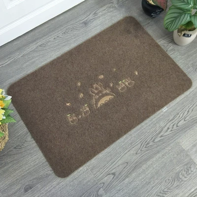 Avtomobil döşəmə paspasları: carpet gift logo advertising mat - embroidered-camel-chinchilla-40cm60cm