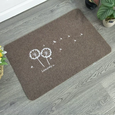 Avtomobil döşəmə paspasları: mat a generation of hair - embroidered-cafe-dandelion-white-40cm60cm