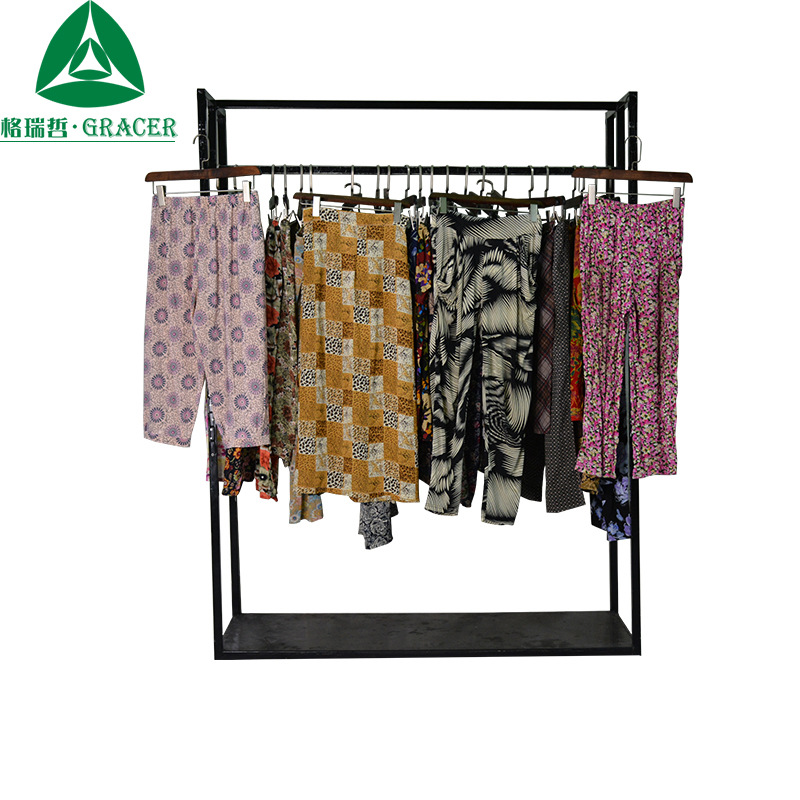 秋冬女松紧腰奶奶裤子老人女裤宽松高腰长裤老太太弹力裤旧衣跨境