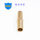 Factory wholesale one-word pagoda straight-through double-headed straight barge thickened hose two-pronged copper joint to sample