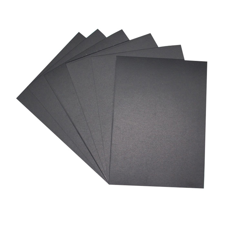 787*1092mm80g双面全黑透心黑卡纸 可替代全木浆黑卡纸