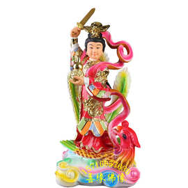 九天玄女佛像 树脂九天娘娘摆件图片 踏凤九天玄女天尊神像批发