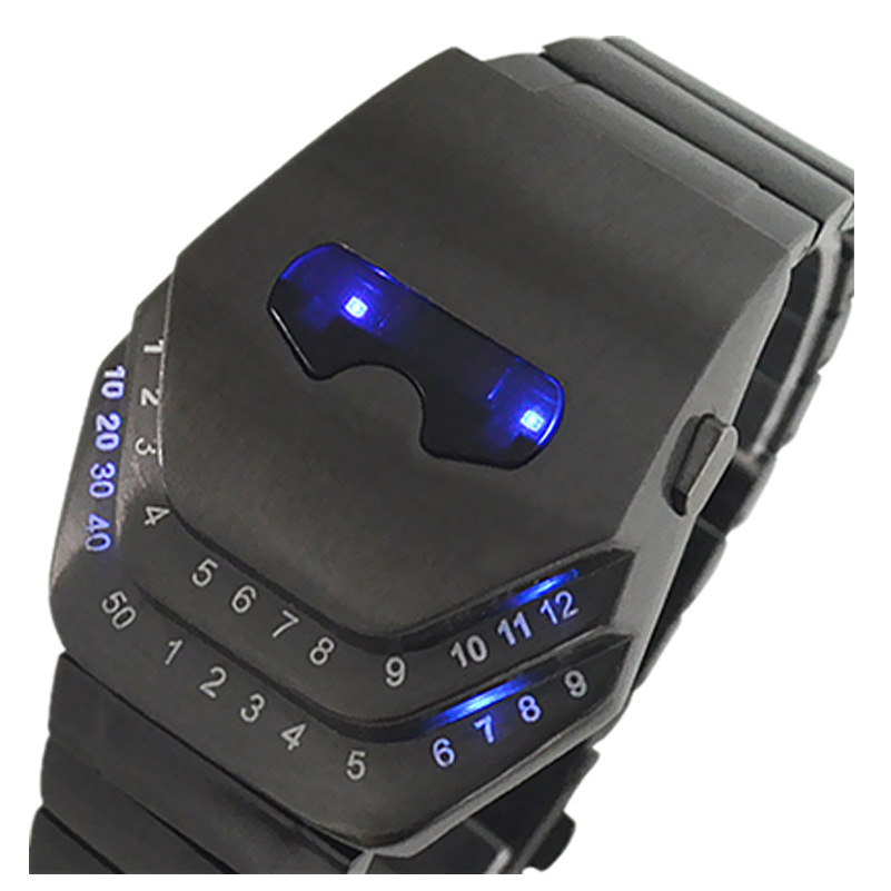Moda cobra reloj personalidad Alien reloj electrónico luminoso reloj de pulsera de aleación