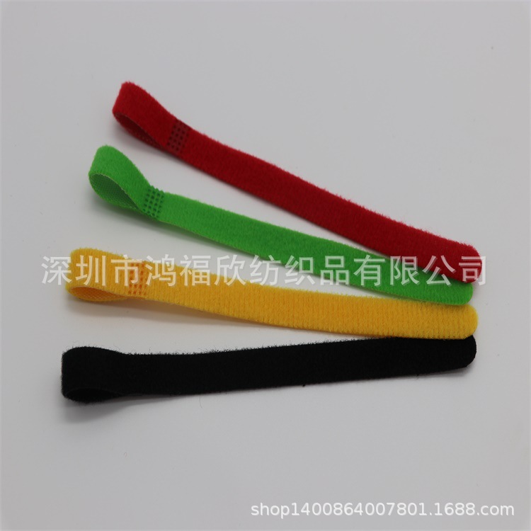 植物背对背魔术贴扎带  t型背靠背魔术贴扎带 自粘机房绑线带