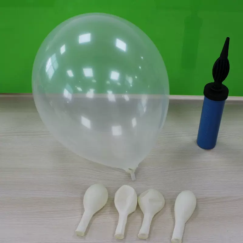 昊霖浩林5寸10寸12寸透明气球婚礼节庆装饰庆典开业布置乳胶汽球
