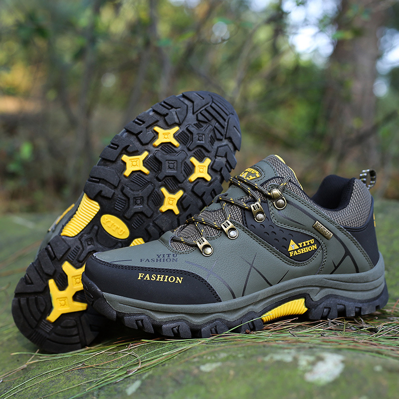 ActiveGo Men's Outdoor Hiking Autumn Winter New Low-top Trekking Trail Shoes Dropshipping_voghion.com