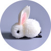 Cute three dimensional plush rabbit, demi-season hairgrip, children's hair rope, hair accessory, Korean style