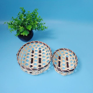 厂家直销竹编制品 手工竹编小竹篮摆饰通用 手工编织艺品装饰