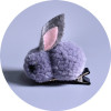 Cute three dimensional plush rabbit, demi-season hairgrip, children's hair rope, hair accessory, Korean style