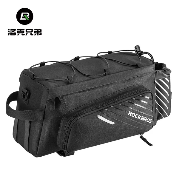Locke Brothers Bicycle Bag Rear Shelf Bag Mountain Bike Carrying Bag Tail Bag Front and Rear Saddle Bag Cycling A9