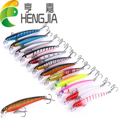 HENGJIA Floating Minnow Lure 7.5cm 5.5g Slim Minnow Imitation Casting Fake Lure Minnow Casting Bait