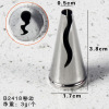 Laser welding 304 stainless steel mounting mouth pattern modeling cake cookies cooking baking tool