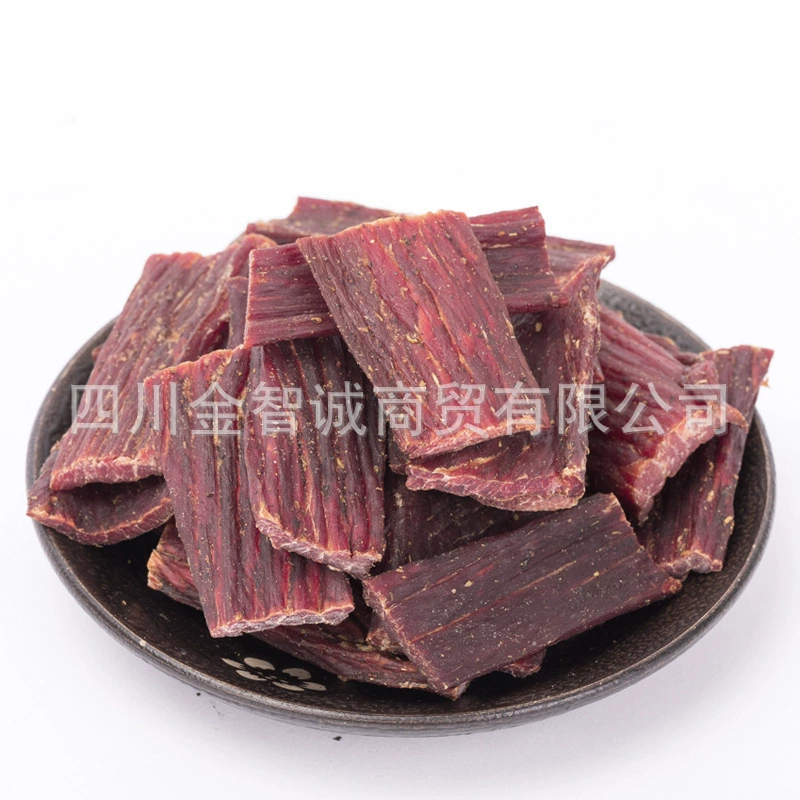 Сушёная говяжья jerky рука рвать говяжья закуска живописная ярмарка будет воздухом высушенный свинина jerky повседневная еда производители
