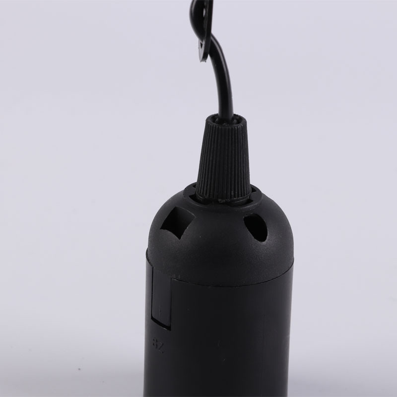 Wholesale E27 Screw Lamp Holder European Standard Card Type E27 with Wire Terminal Chandelier Accessories with Wire Lamp Holder Lamp Holder
