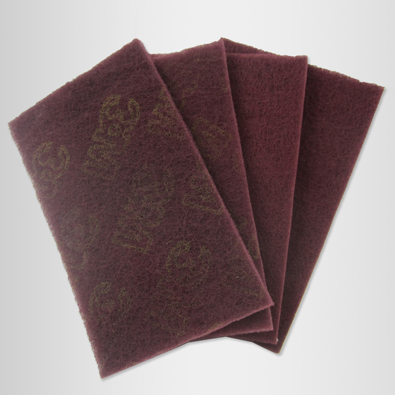 现货3M7447工业百洁布5*8尼龙百洁布抛光去毛刺菜瓜布抛光尼龙片