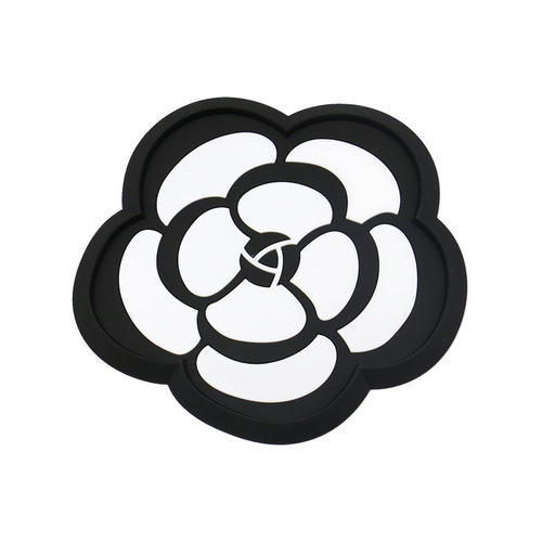 Camellia car anti-slip mat, perfume ornaments, car decorative stickers, diamond mesh, diamond stickers, feathers, sun protection and high temperature resistance