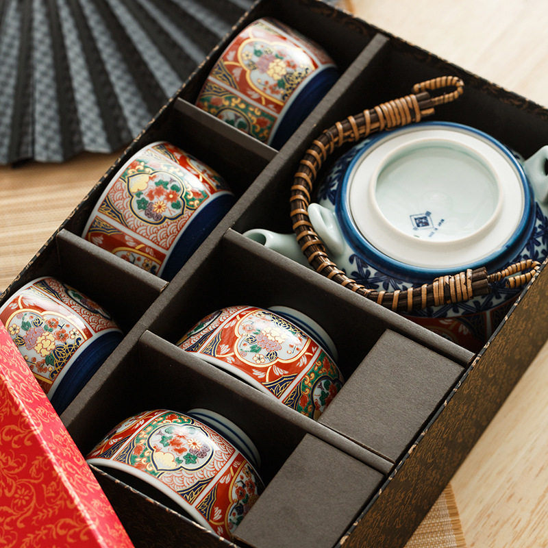 Japanese import ceramic tea set