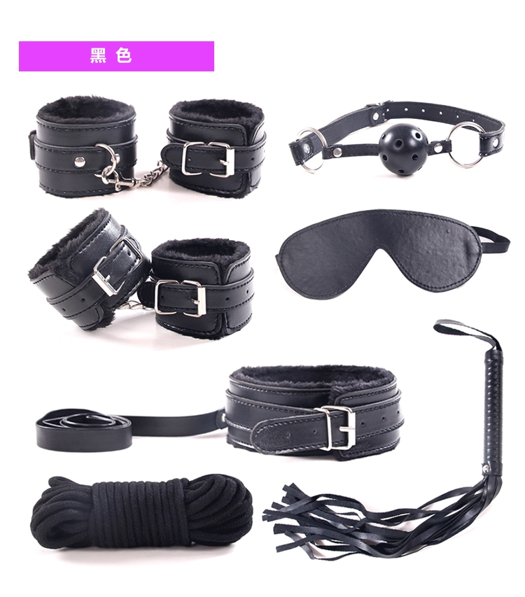Plush set, toy for adults, harness, increased thickness