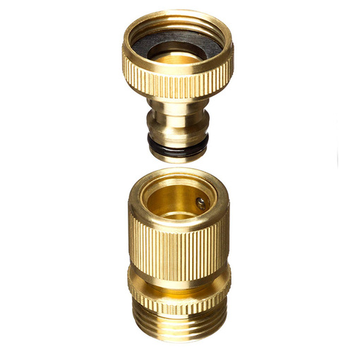 Brass 3/4 quick connector garden hose quick connect water pipe joint garden quick connect water gun head connector