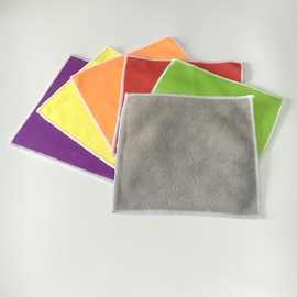 低价超细纤维双层复合擦拭布 平板电脑擦屏布 图片印刷