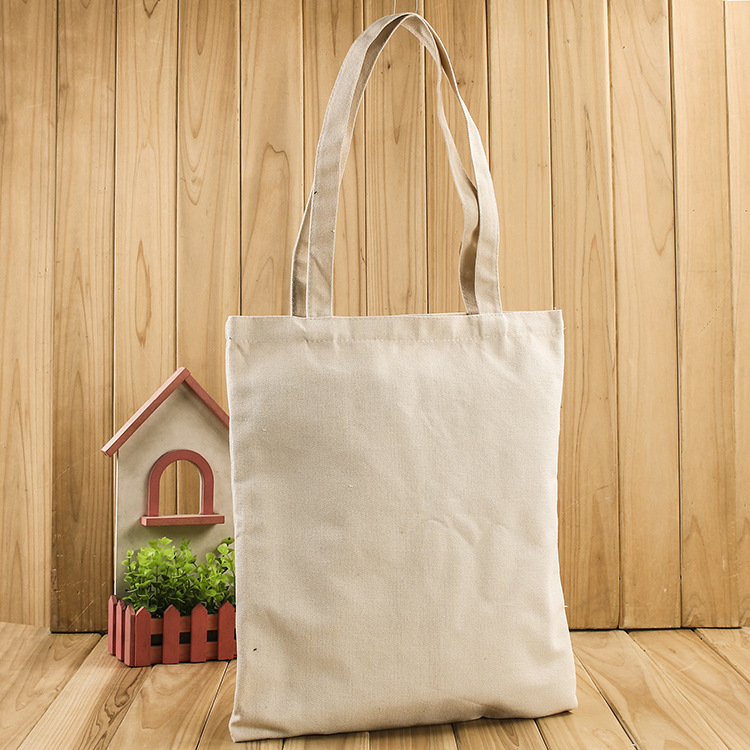 精品全棉棉布袋 手提购物袋帆布袋彩印LOGO