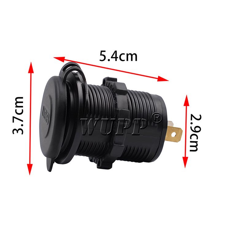 Coche de la motocicleta RV barco 4.2A cargador de coche dual USB coche doble apertura cargador de teléfono móvil modificación Accesorios