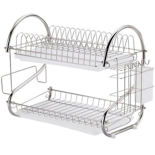 Storage rack multi-layer household drain rack dish rack kitchen floor cabinet dish rack storage artifact sundry rack