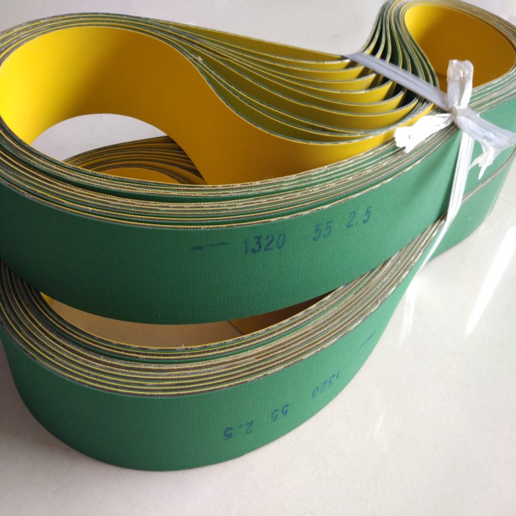 厂家供应尼龙片基带 加胶平皮带 黄绿片基带 高速传动带 颜色可选