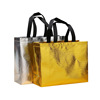 Silver folding linen bag non-woven cloth, cloth bag, Birthday gift