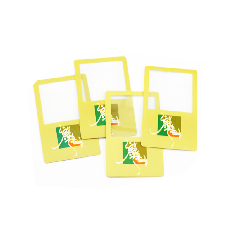 厂家大量生产 pvc放大镜  创意pp名片放大镜  便携带PVC放大镜