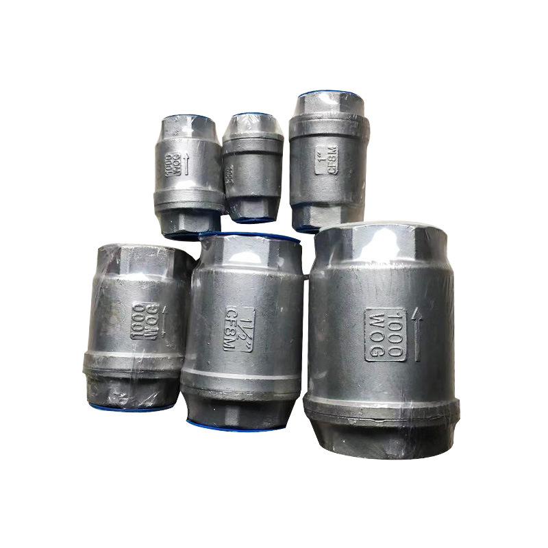 厂家现货批发管道单向H12H-16P阀门内牙不锈钢立式止回阀止逆阀