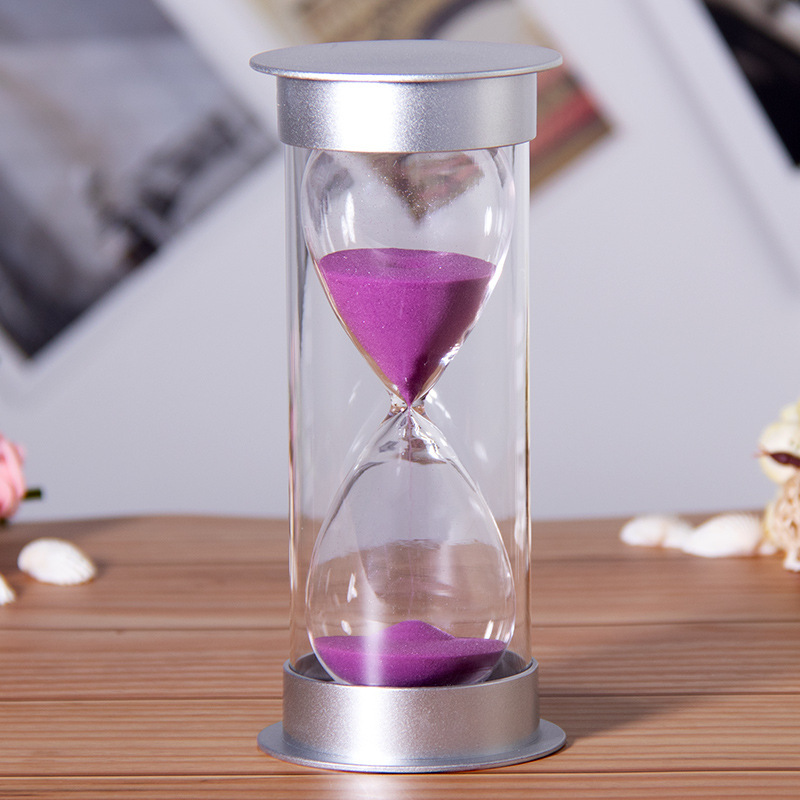 Creative decoration timer hourglass 5/10/20/30/60 minutes home birthday gift plastic Time hourglass