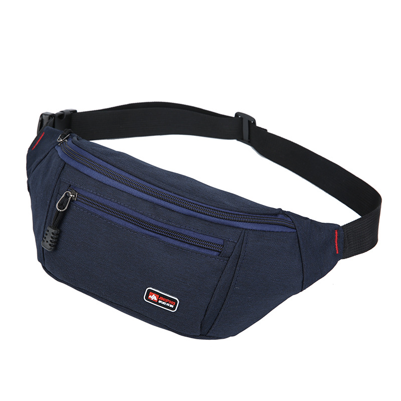 Nuevo versátil moda casual cintura bolsa hombres Oxford tela gran capacidad deportes pecho bolso del alpinismo Cambio de teléfono móvil bolsa