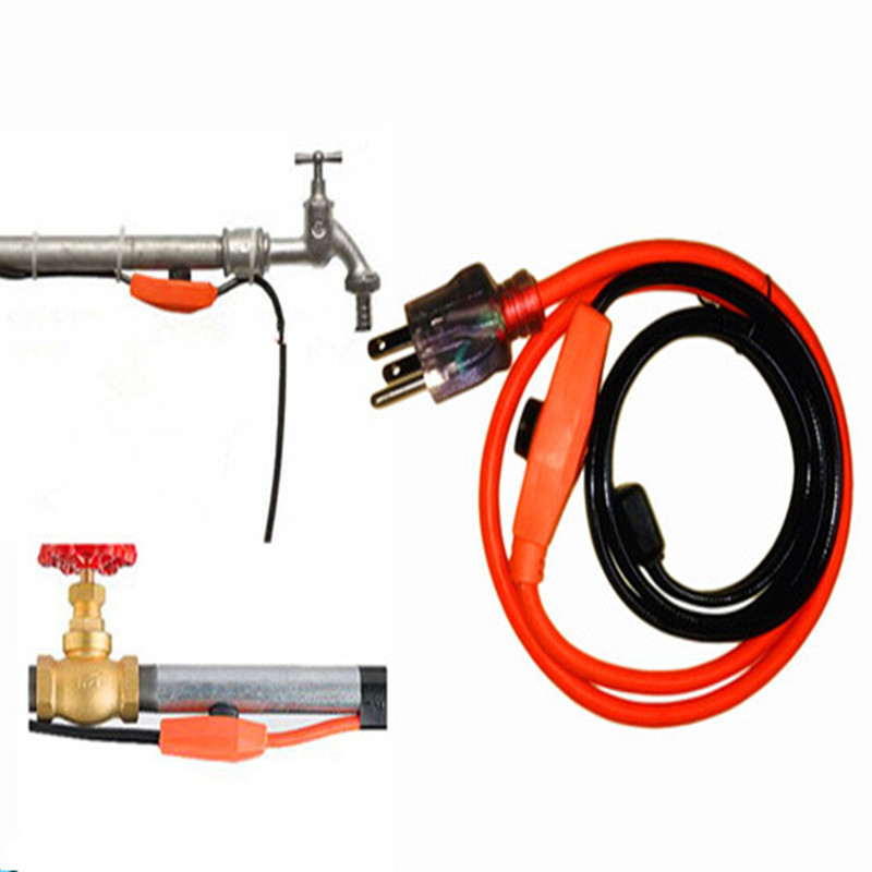 户外用PVC水管加热电缆 水管防冻加热电缆