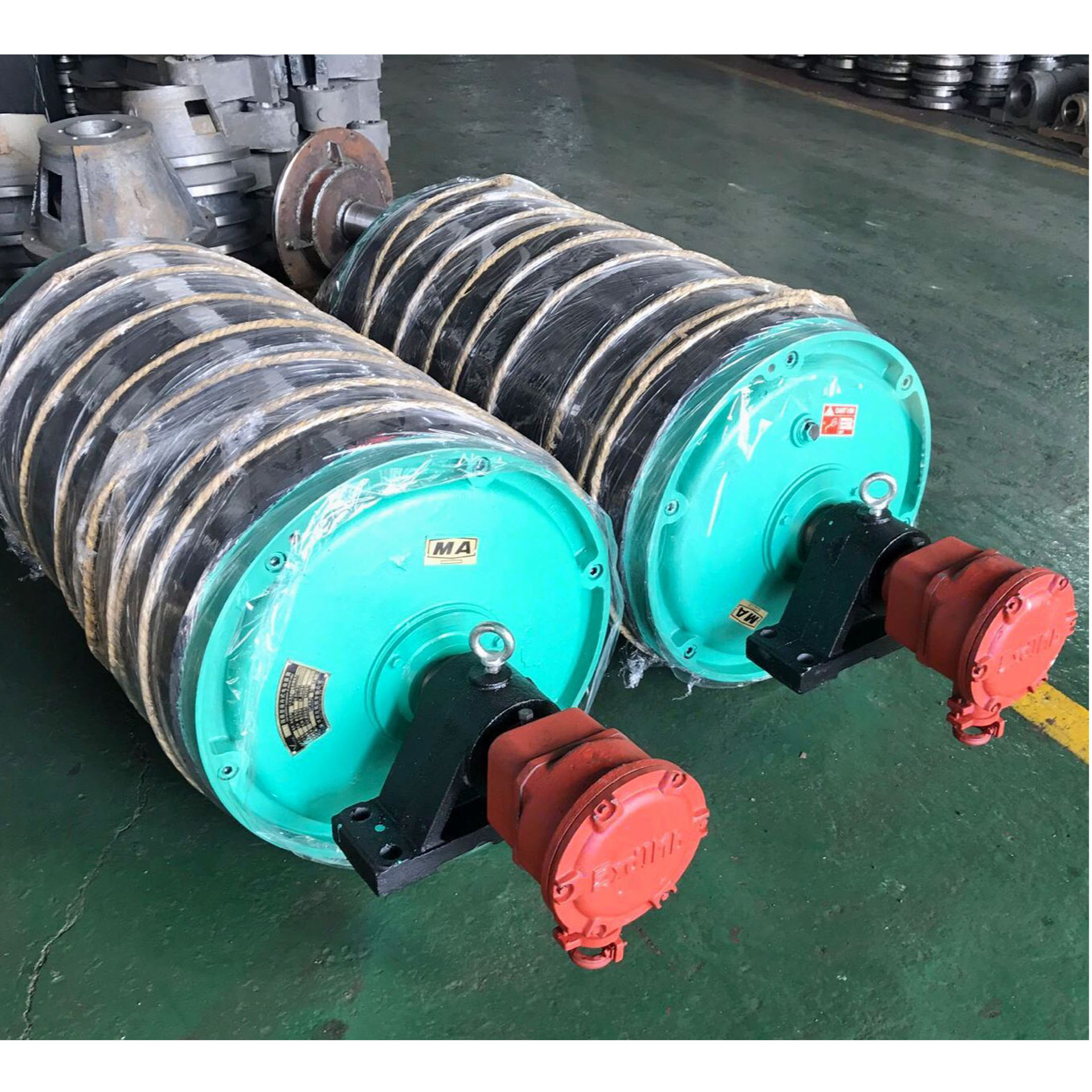 YDB/YZB隔爆型油冷式电动滚筒 YDB隔爆型油冷式电动滚筒