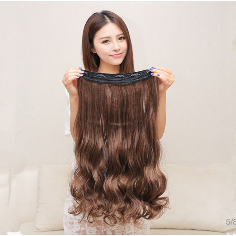 Wig Piece One-piece Curly Hair Piece Big Wave Wig Women's Long Curly Hair Traceless Catch Hair Fitted Hair Wig Piece One-piece Curly Hair Piece Big Wave Wig Women's Long Curly Hair Traceless Catch Hair Fitted Hair