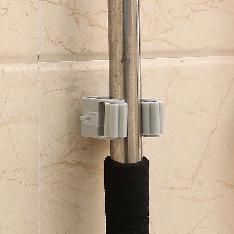 Factory creative seamless viscose waterproof mop rack strong 513 stick mop storage broom rack bathroom shower clip Factory creative seamless viscose waterproof mop rack strong 513 stick mop storage broom rack bathroom shower clip