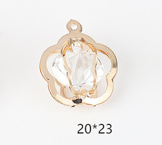 Amor creativo personalizado de cinco estrellas accesorios de joyería material de bricolaje pendientes pulsera con colgante de diamantes colgante pequeño