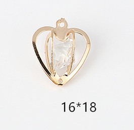 Amor creativo personalizado de cinco estrellas accesorios de joyería material de bricolaje pendientes pulsera con colgante de diamantes colgante pequeño