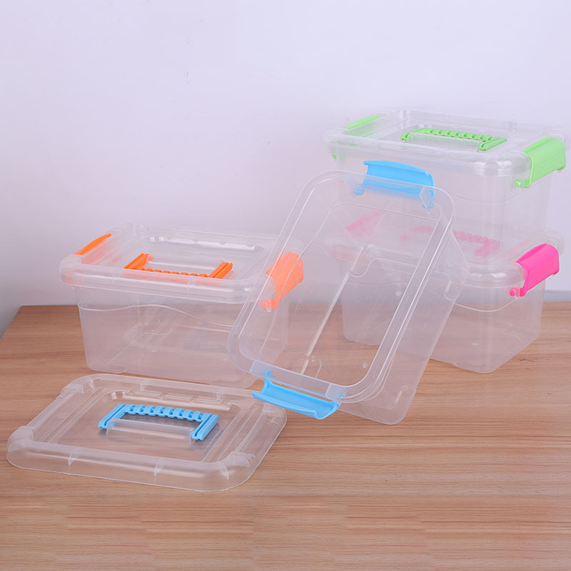 Big transparent plastic storage box