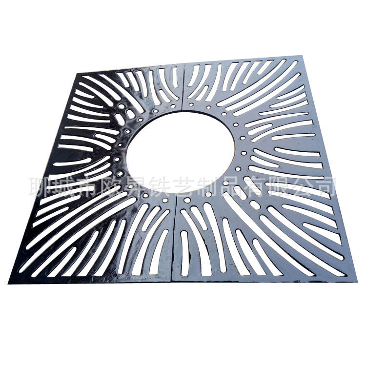 铸铁树篦子 铸铁篦子 铸铁树池篦子 款式多样规格