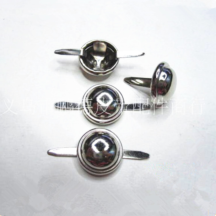 DIY手工箱包配件双脚钉半圆蘑菇钉两脚包底泡钉手账钉子装饰扣子