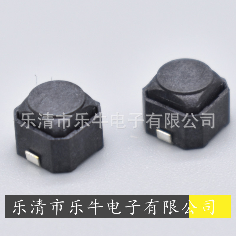 无声轻触开关 6*6*5无锁按键开关 硅胶防水开关 无锁无声微动开关