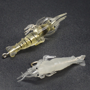 4cm hook simulation shrimp lure lure lure luminous simulation shrimp perch lure lure lure simulation shrimp lure