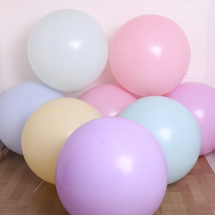 Ins36-inch macaron globo fuente fabricante boda creativo cumpleaños arco globo redondo globo de látex