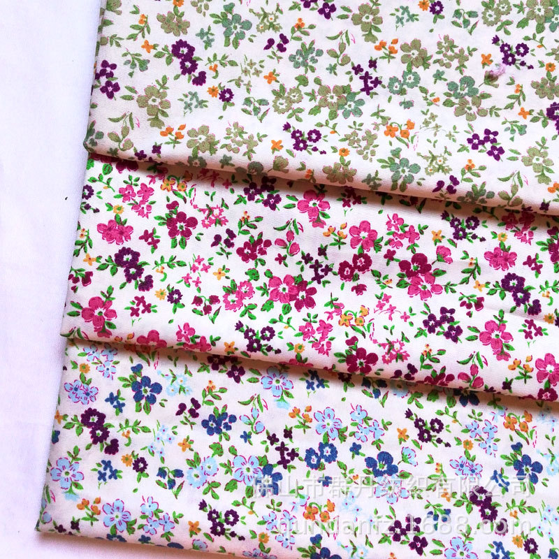 平纹水蜜桃印花 桃皮绒印花布  小手袋面料 服装里布宠物服面料