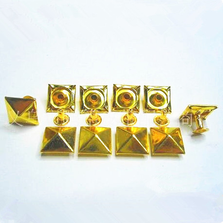 供应各种帽钉 撞钉金属铆钉 铁12 X12金字塔铆钉规格齐全