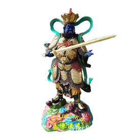 树脂佛像厂批发 寺庙供奉护法佛像图片 护世四天王佛像雕塑